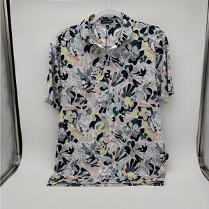 NWT Bad Birdie Mens Size Medium Savannah Swing Polo Shirt Top